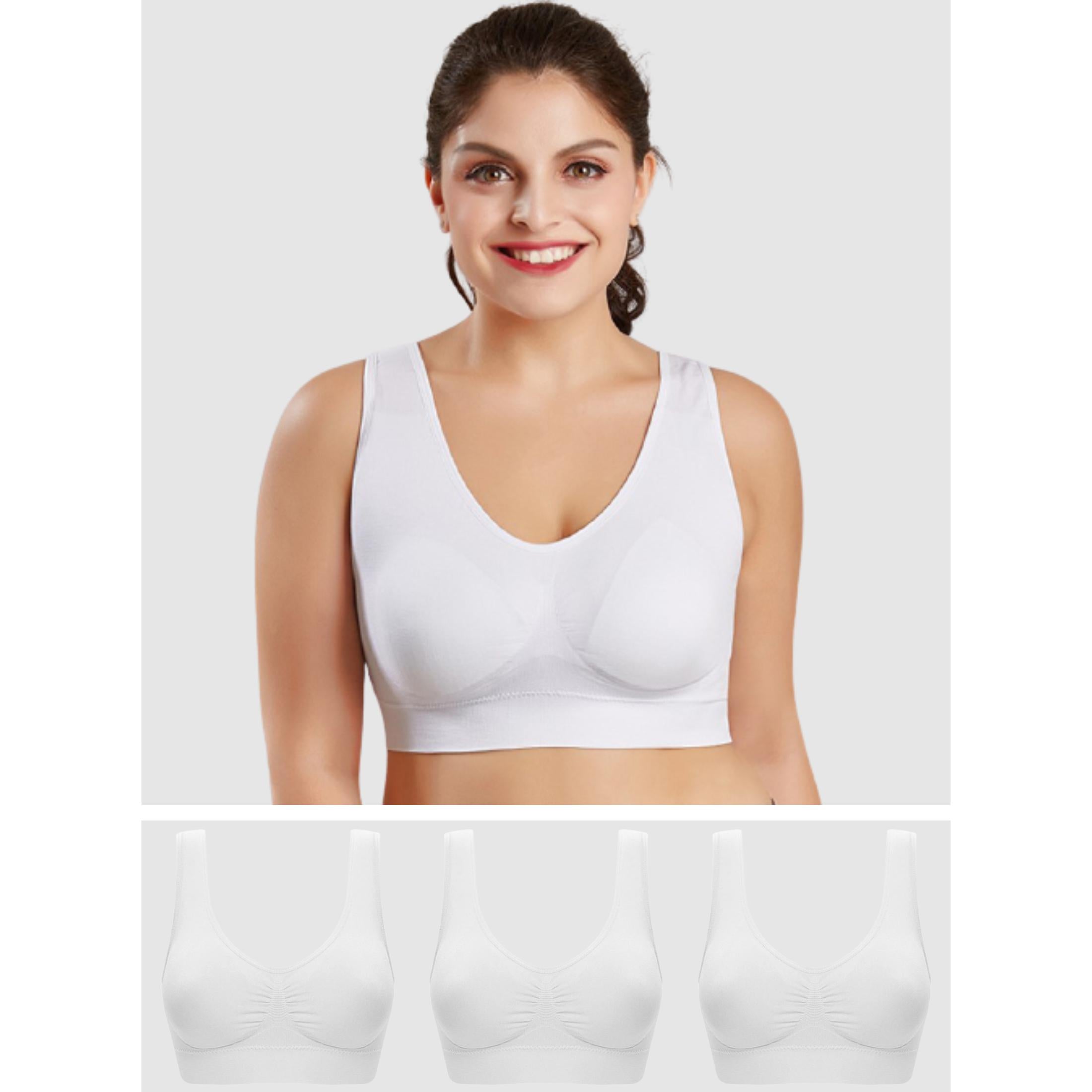 Comfort Bra Seamless Stretchy Available in 3 Colours S M L XL Easy