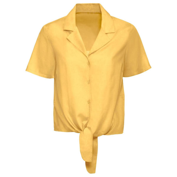 Bodyflirt Yellow Tie Knot Blouse