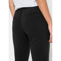 Bodyflirt Black Smart Striped Trousers-Trousers-Bodyflirt-16-30in-Black-Miss Bella