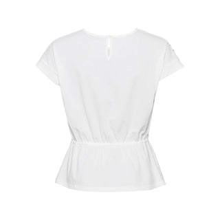 Bodyflirt Ivory Tie Waist Blouse-Blouse-Bodyflirt-6/8-Ivory-Miss Bella