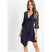 Bodyflirt Navy Asymmetric Lace Dress-Dress-Bodyflirt-14/16-Blue-Miss Bella