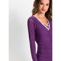 Bodyflirt Purple Dress with Rhinestones-Dress-Bodyflirt-18/20-Purple-Miss Bella
