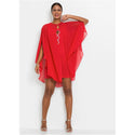 Bodyflirt Red Midi Dress with Rhinestones-Dress-Bodyflirt-6/8-Red-Miss Bella