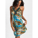 Bodyflirt Turquoise Printed Dress-Dress-Bodyflirt-Miss Bella