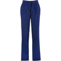 bonprix Blue Flared Linen Mix Trousers-Trousers-bonprix-24-32in-Blue-Miss Bella