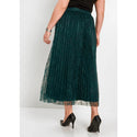 bonprix Lace Pleated Skirt-Skirts-bonprix-Miss Bella