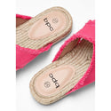 bonprix Pink Flat Espadrille Mule Sandals-Sandals-bonprix-3-Pink-Miss Bella