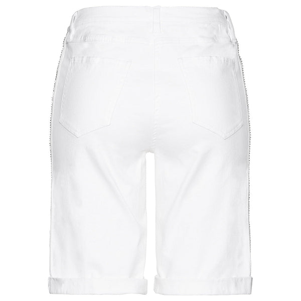 bonprix White Shorts with Rhinestones-Shorts-bonprix-Miss Bella