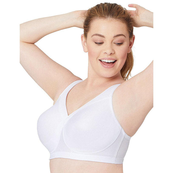 Glamorise womens Full Figure Plus Size MagicLift Seamless Wirefree Sports  Bra #1006, White, 38F : Buy Online at Best Price in KSA - Souq is now  : Fashion
