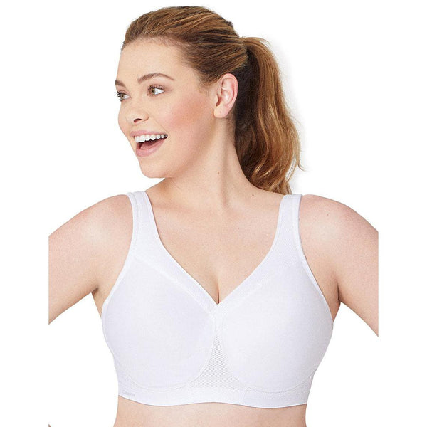 Magic lift support bra white Glamorise