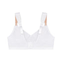 Glamorise 1080 Plus Size MagicLift Seamless Support T-Shirt Bra White-Bra-Glamorise-Miss Bella