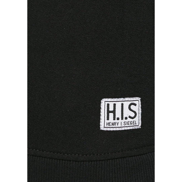 H.I.S Contrast Sweatshirt Black UK 10/12-Sweatshirt-H.I.S-Miss Bella