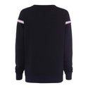H.I.S Contrast Sweatshirt Black UK 10/12-Sweatshirt-H.I.S-Miss Bella