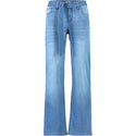 John Baner Blue Stone Belted Bootcut Jeans
