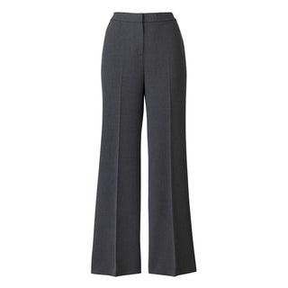 Label Be Wide Leg Trousers-Trousers-Label Be-12-27in-Charcoal-Miss Bella