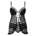 Naturally Close Bella Lace Babydoll Black 48C UK 26-Pyjama-Naturally Close-UK 26 (48C)-Miss Bella