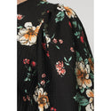 ONLY Smock Midi Dress ONLZILLE NAYA Black Floral XS UK 6-Dresses-Only-Miss Bella