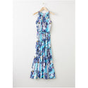 Rainbow Blue Sleeveless Maxi Dress-Dress-Rainbow-6/8-Blue-Miss Bella