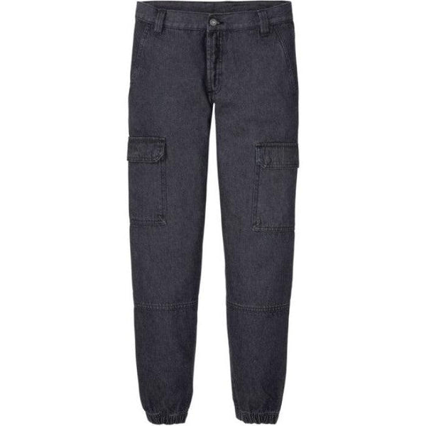 Rainbow Cargo Pocket Jeans Black Stone 40W 32L-Trousers-Rainbow-Miss Bella