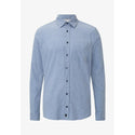 Strellson Carver Mens Cotton Blue Shirt-Shirts & Tops-Strellson-2XL-Blue-Miss Bella