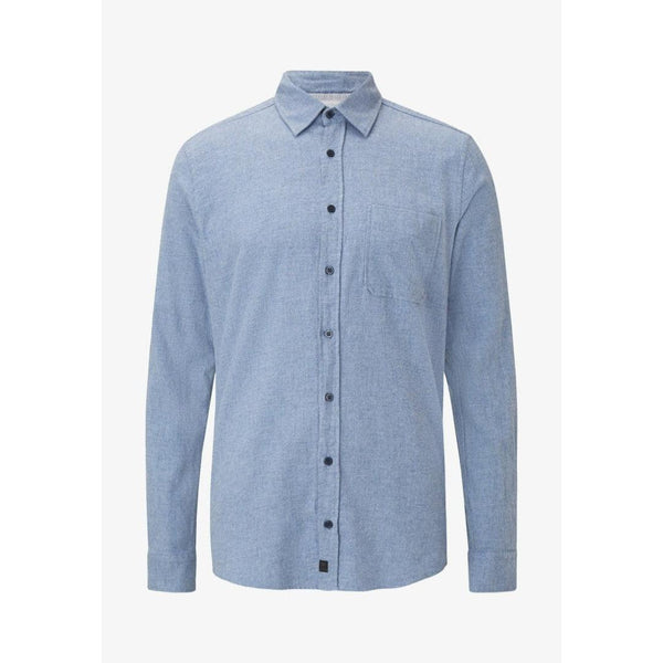 Strellson Carver Mens Cotton Blue Shirt-Shirts & Tops-Strellson-2XL-Blue-Miss Bella