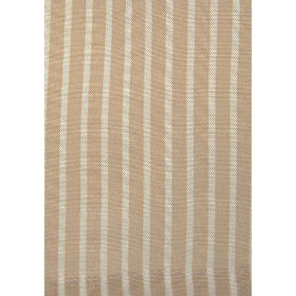 Vivance Stripe Short Sleeve Blouse Sand UK 10/12-Blouse-Vivance-Miss Bella